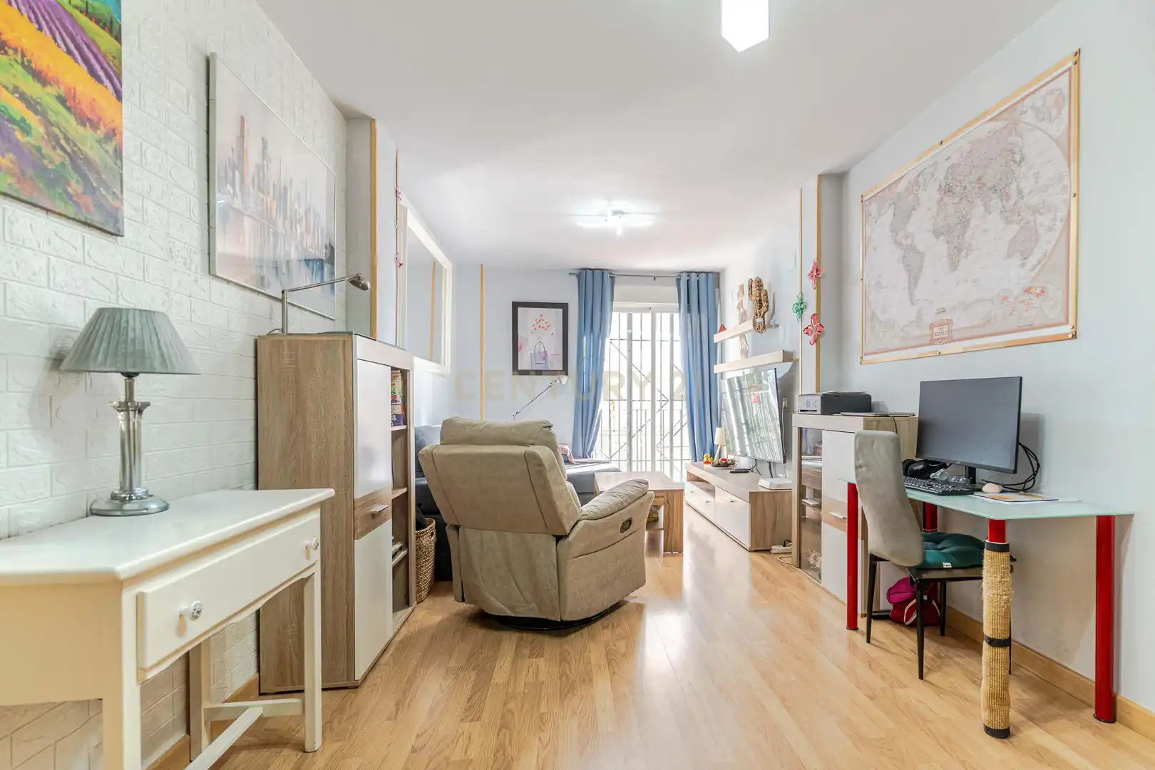 Sala de estar de Piso en venta en Pulianas con Aire acondicionado, Trastero y Lavadora
