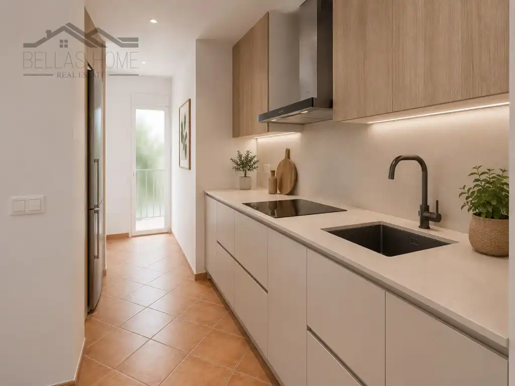 Cocina de Piso en venta en Estepona con Balcón