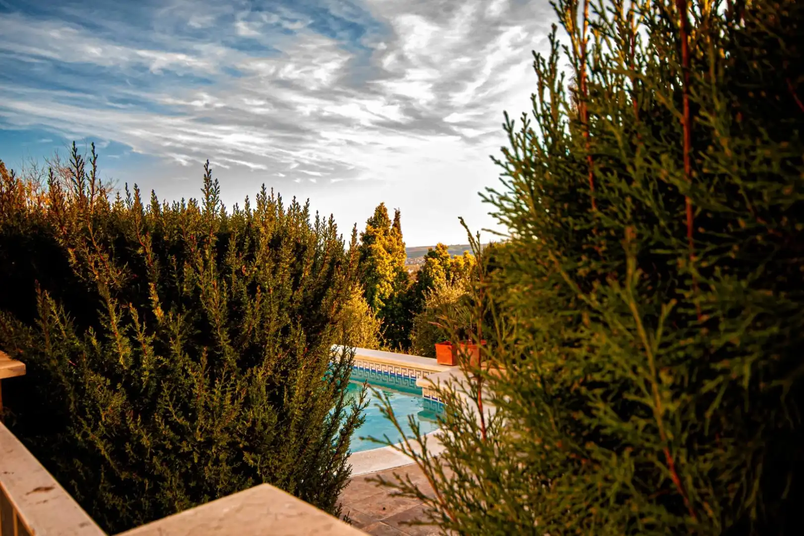 Jardí de Finca rústica en venda en Almodóvar del Río amb Aire condicionat, Jardí privat i Piscina