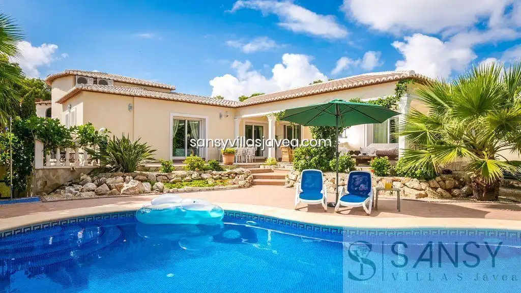 Swimming pool of Houses for sale in Jávea / Xàbia  with Air Conditioner and Storage room