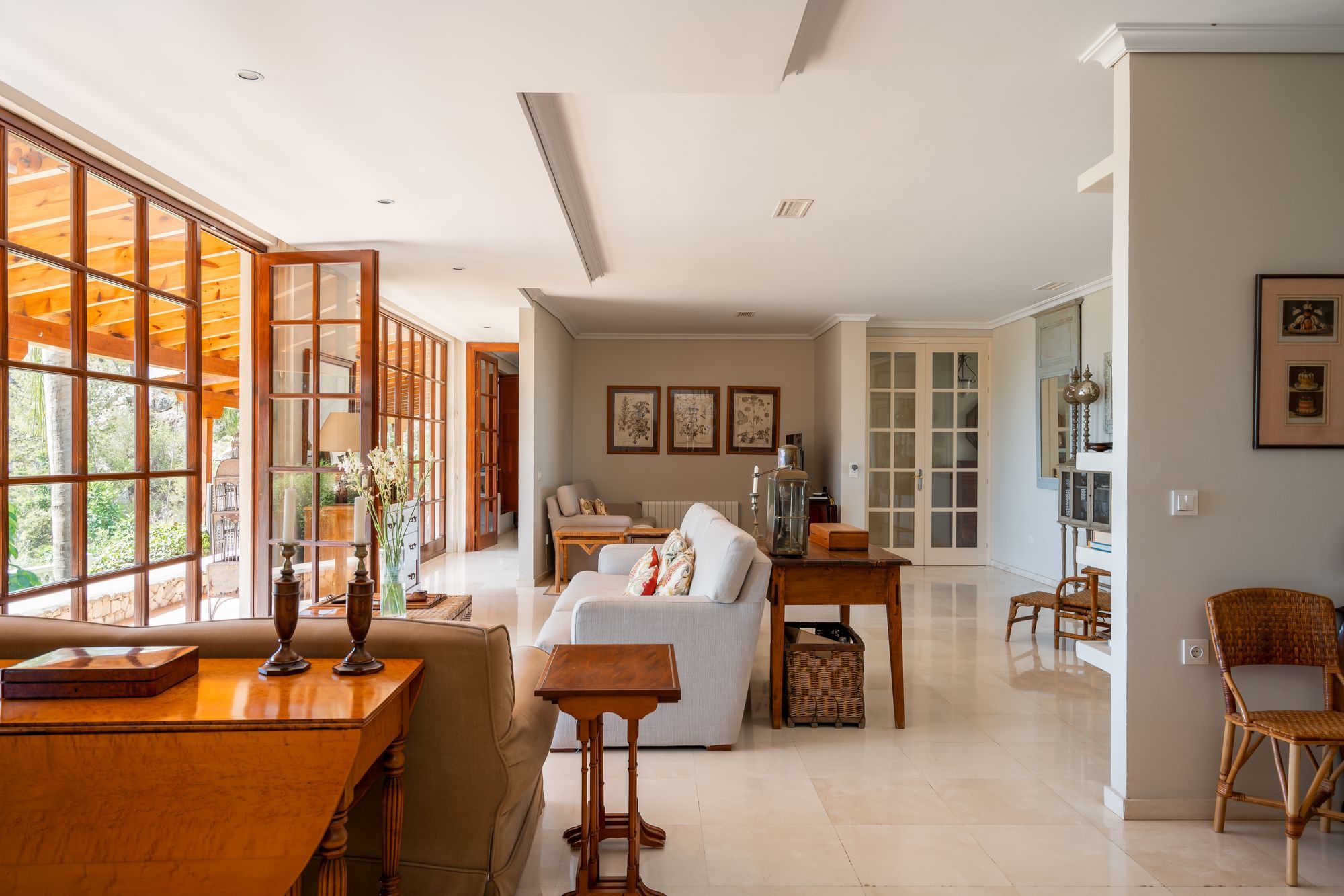 Sala de estar de Casa o chalet en venta en Málaga Capital con Terraza