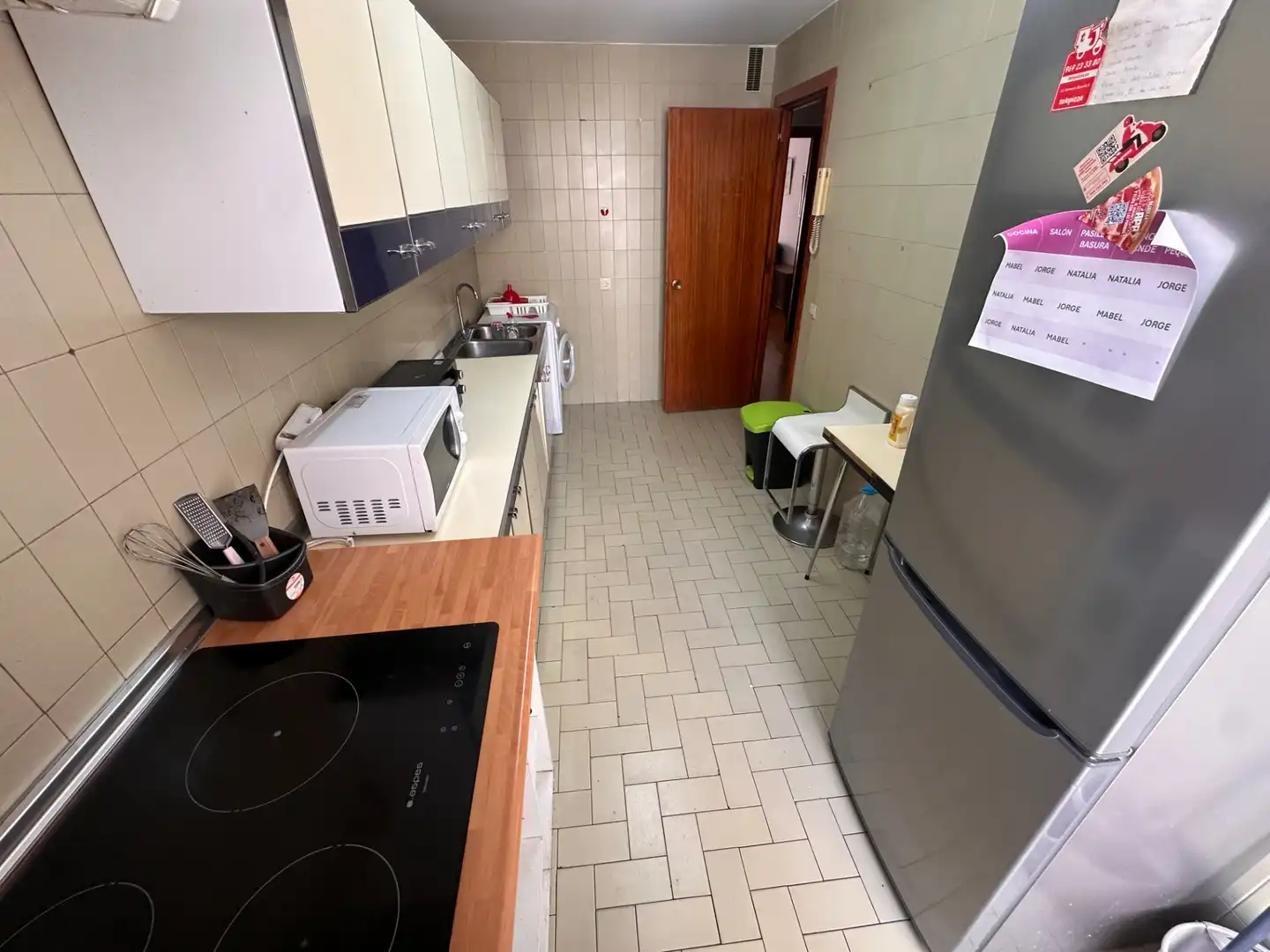 Kitchen of Flat for rent in Cuenca  with Heating, Terrace and Furnished