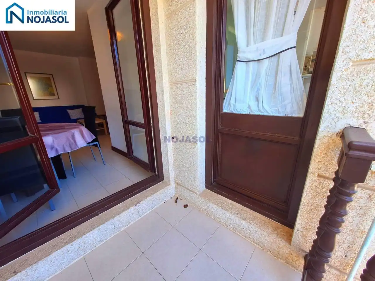 Terraza de Apartamento de alquiler en Noja con Calefacción, Terraza y Amueblado