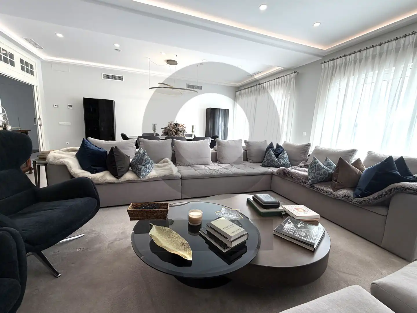 Sala de estar de Casa o chalet en venta en Majadahonda con Aire acondicionado, Calefacción y Jardín privado