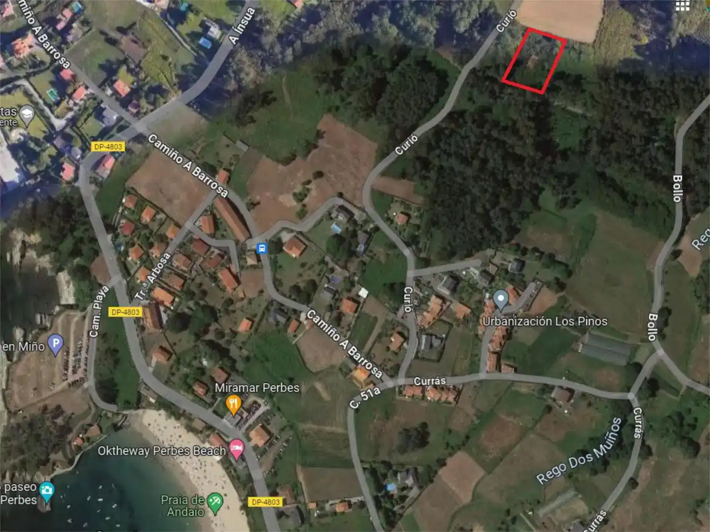 Finca rústica en venda en Pontedeume