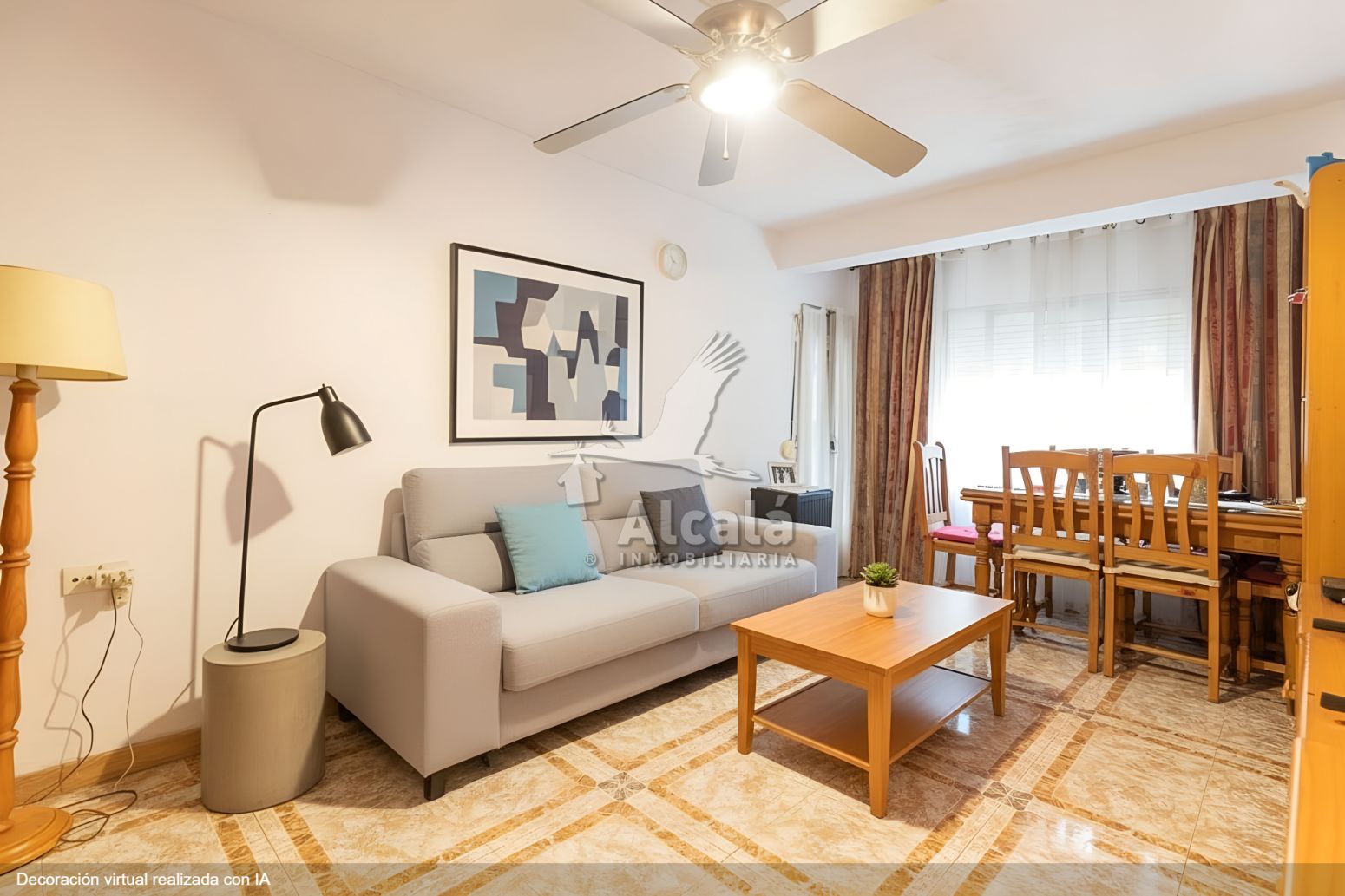 Sala d'estar de Pis en venda en Alcalá de Henares amb Calefacció i Terrassa