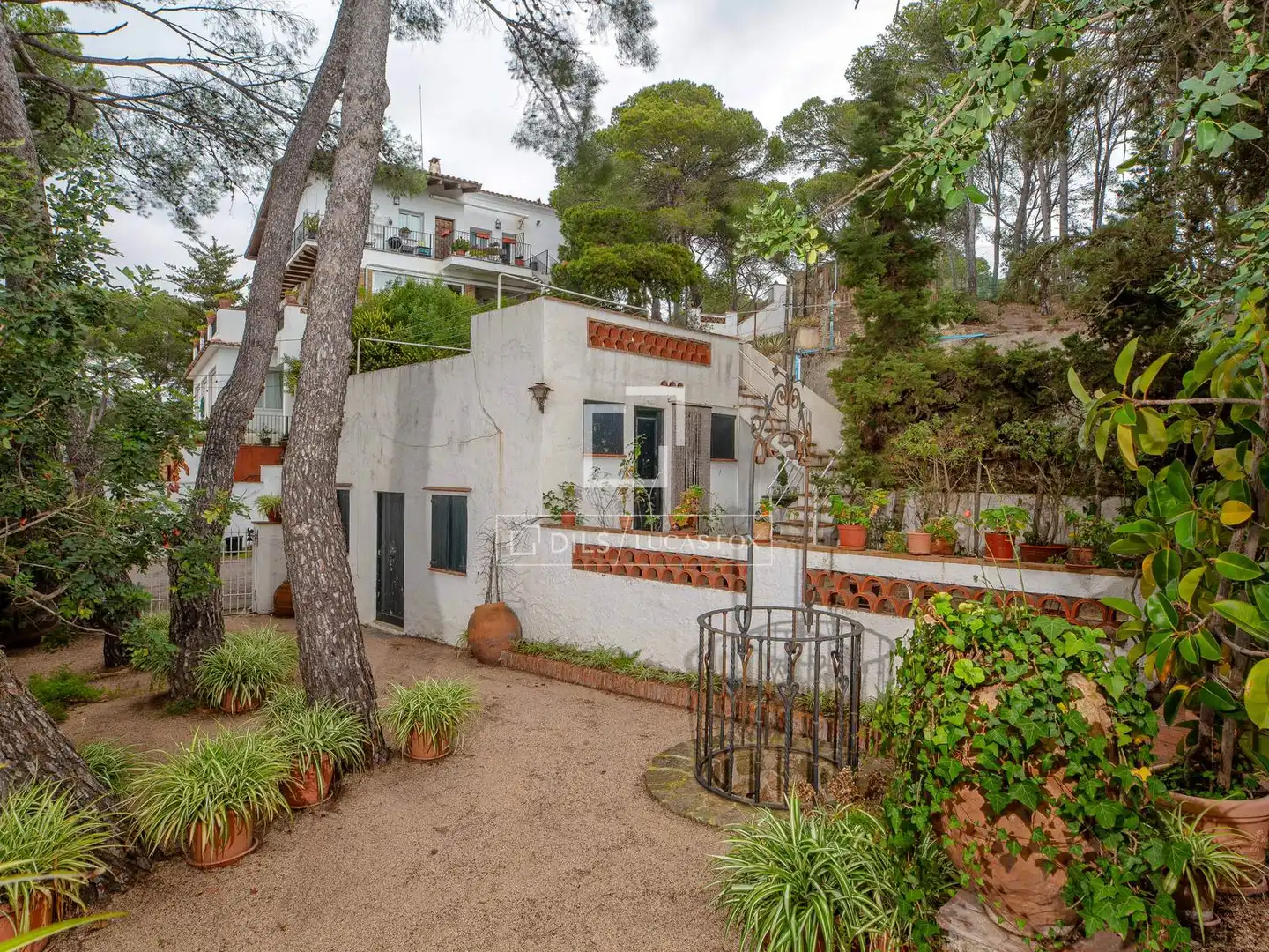 Vista exterior de Casa o xalet en venda en Lloret de Mar amb Jardí privat, Traster i Piscina