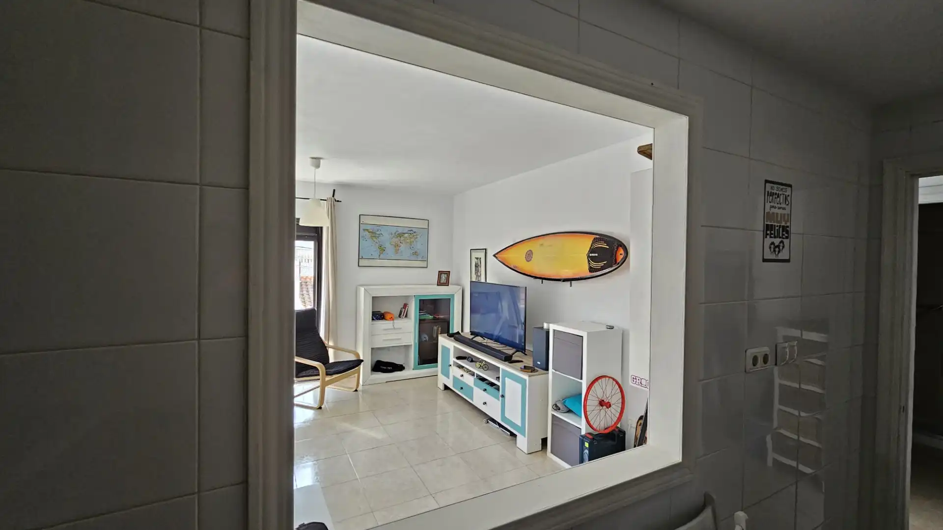 Sala de estar de Piso de alquiler en Málaga con Aire acondicionado y Amueblado