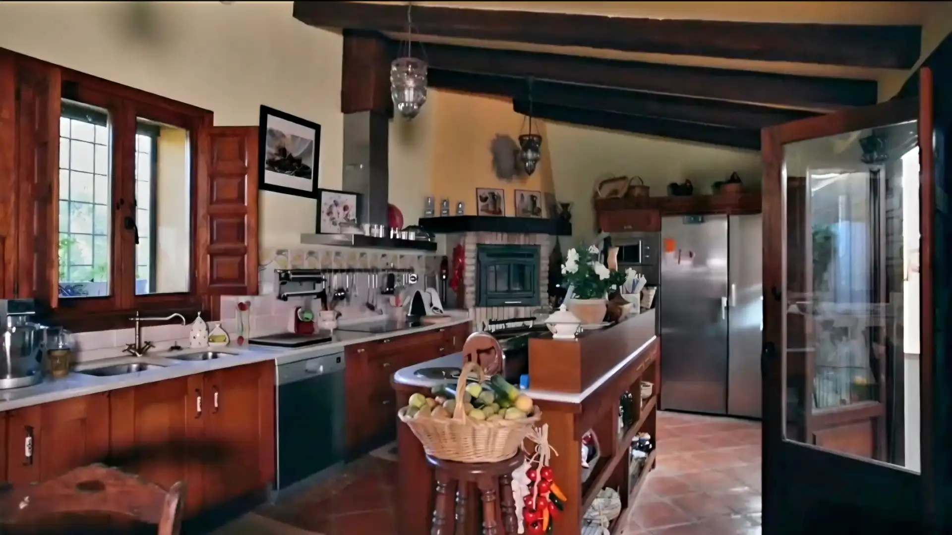 Küche von Country house zum Verkauf in Vélez-Blanco mit Klimaanlage, Heizung und Privatgarten