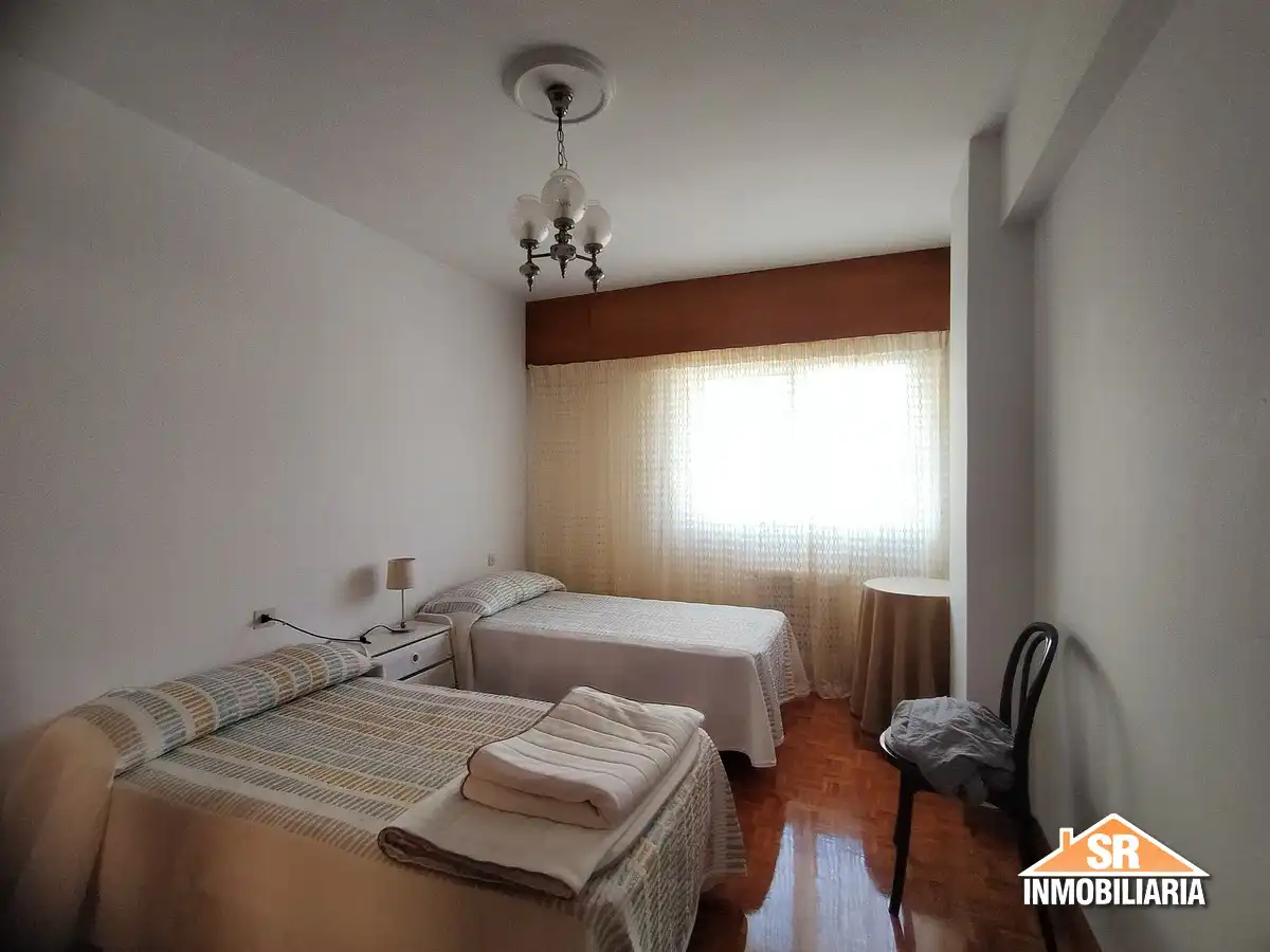 Bedroom of Flat for rent in A Coruña Capital   with Heating, Parquet flooring and Furnished
