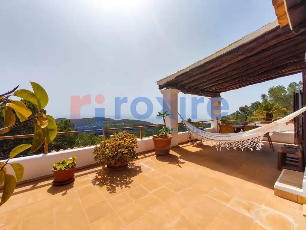 Terrace of Houses for rent in Sant Josep de sa Talaia  with Air Conditioner, Private garden and Terrace