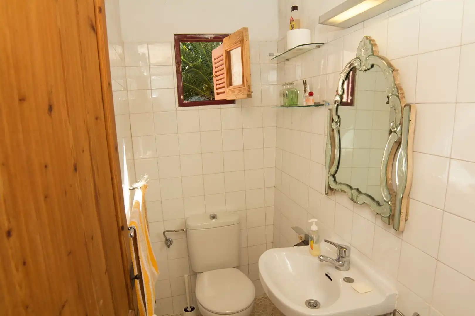 Baño de Finca rústica en venta en Banyalbufar con Jardín privado, Terraza y Horno