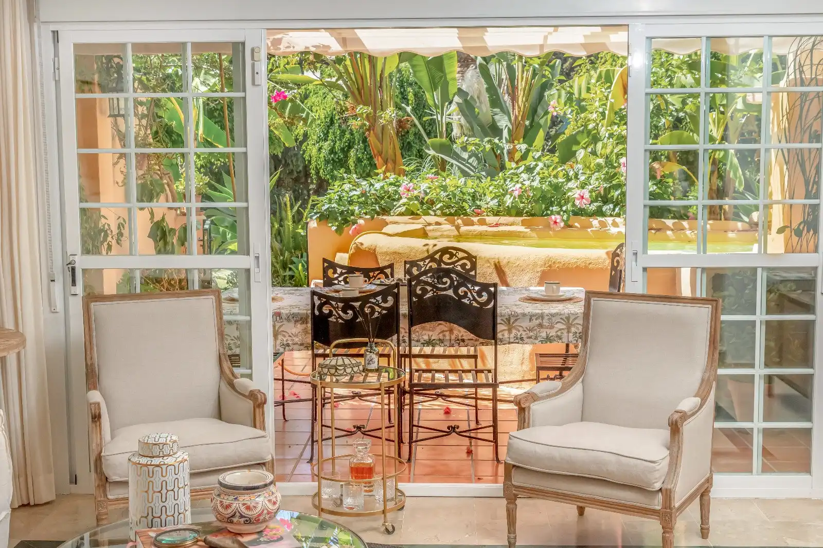 Terrace of Detached homes for rent in Marbella  with Air Conditioner, Terrace and Storage room