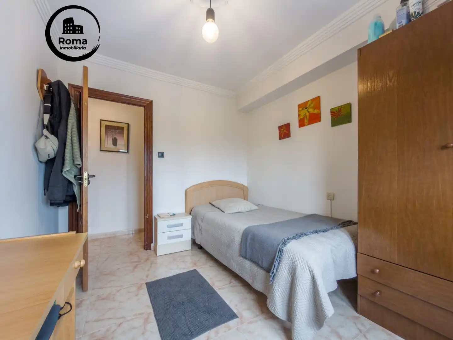 Bedroom of Flat for sale in Armilla  with Air Conditioner, Terrace and Balcony