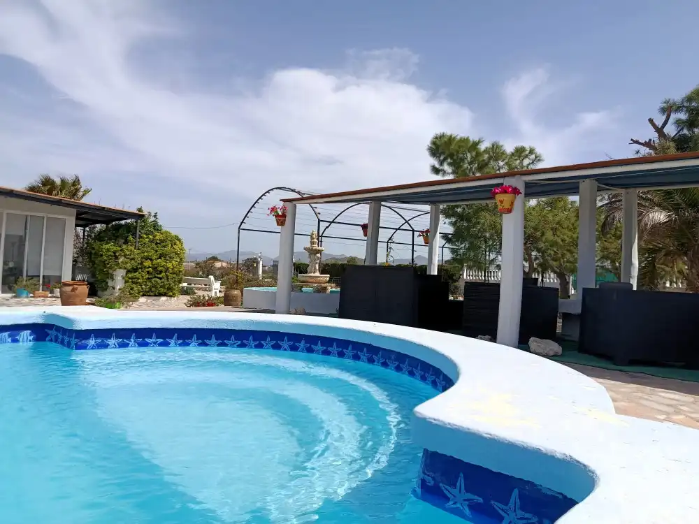 Swimming pool of Flat for sale in Villena