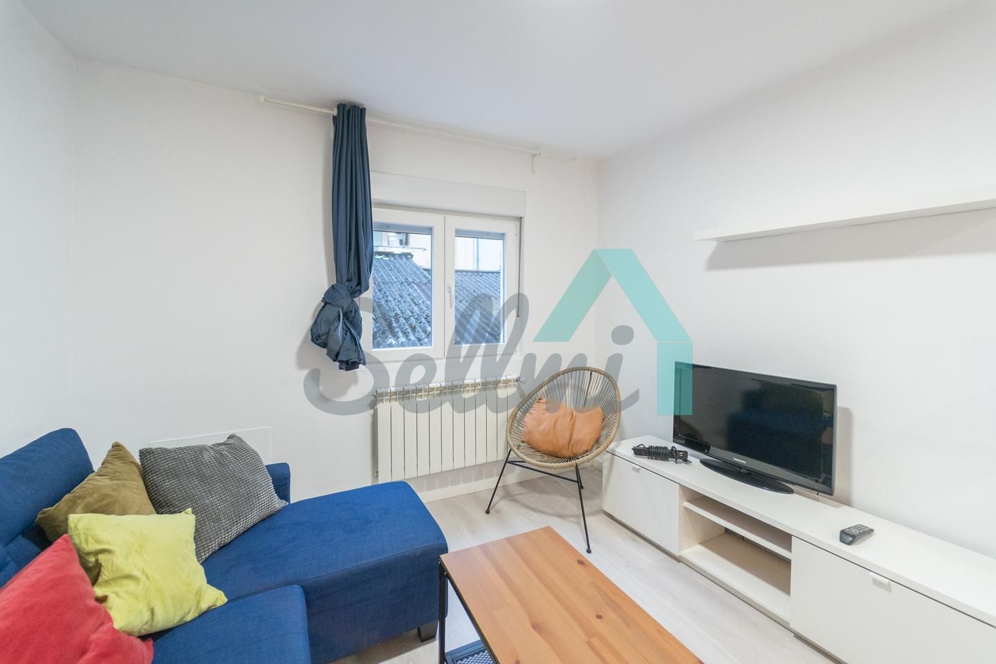 Sala de estar de Piso en venta en Oviedo  con Calefacción y Terraza