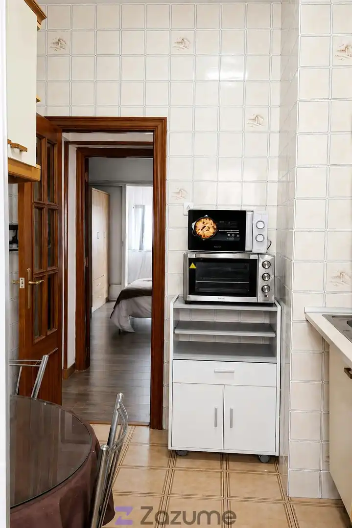 Kitchen of Flat for share in Béjar  with Heating, Parquet flooring and Furnished