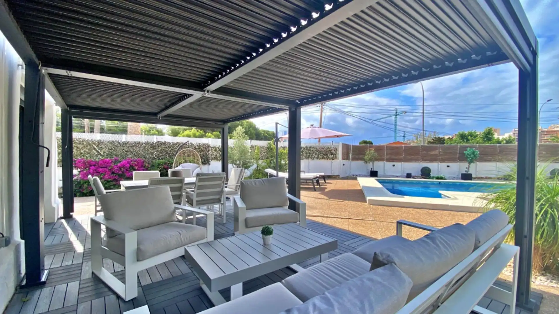 Terrassa de Casa o xalet en venda en Calpe / Calp amb Aire condicionat, Jardí privat i Terrassa