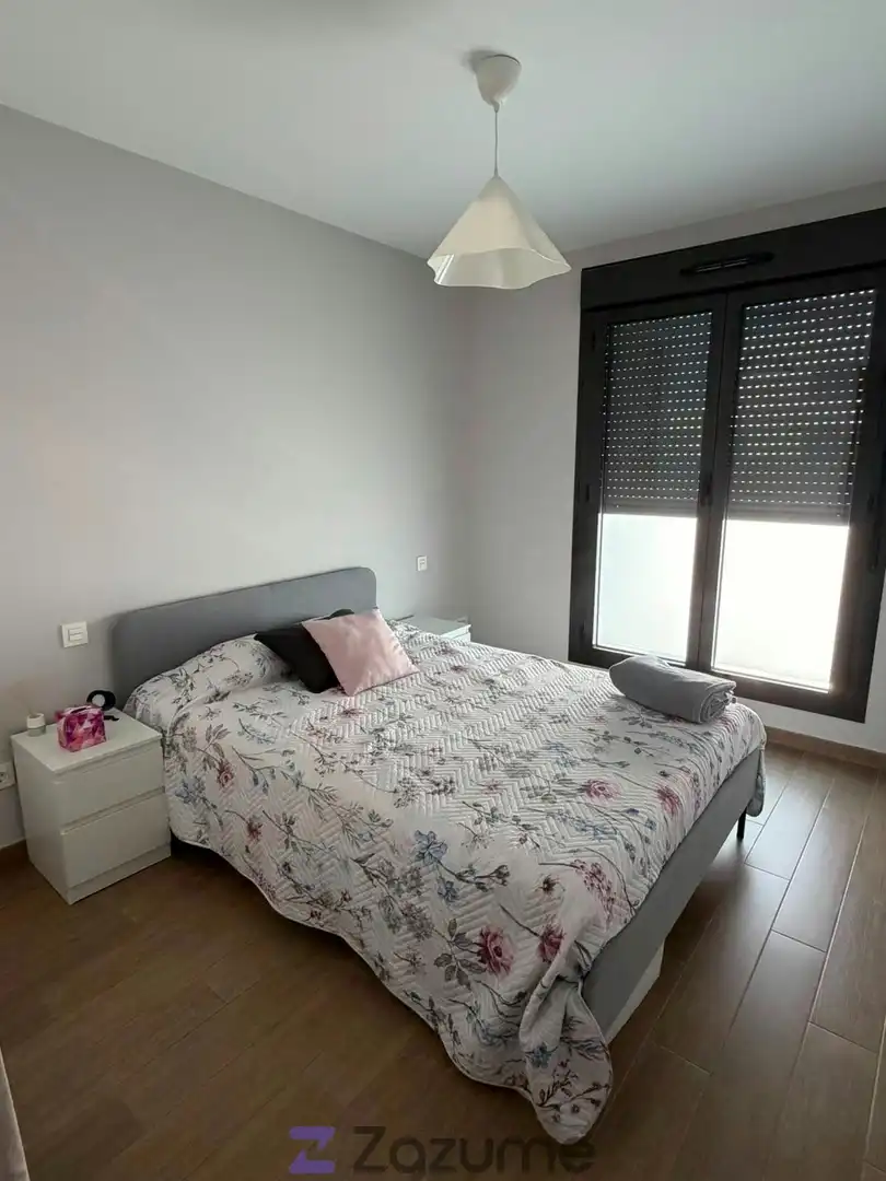 Schlafzimmer von Wohnung zur Miete in Madrid mit Klimaanlage, Heizung und Parkett