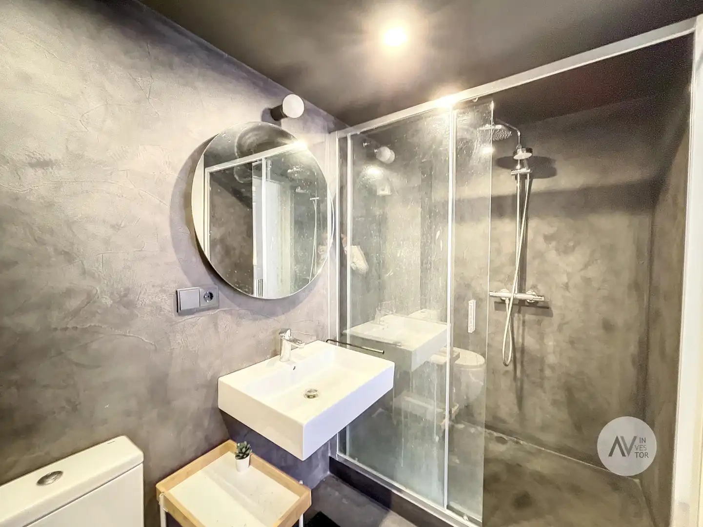 Baño de Ático de alquiler en Barcelona con Aire acondicionado, Calefacción y Terraza