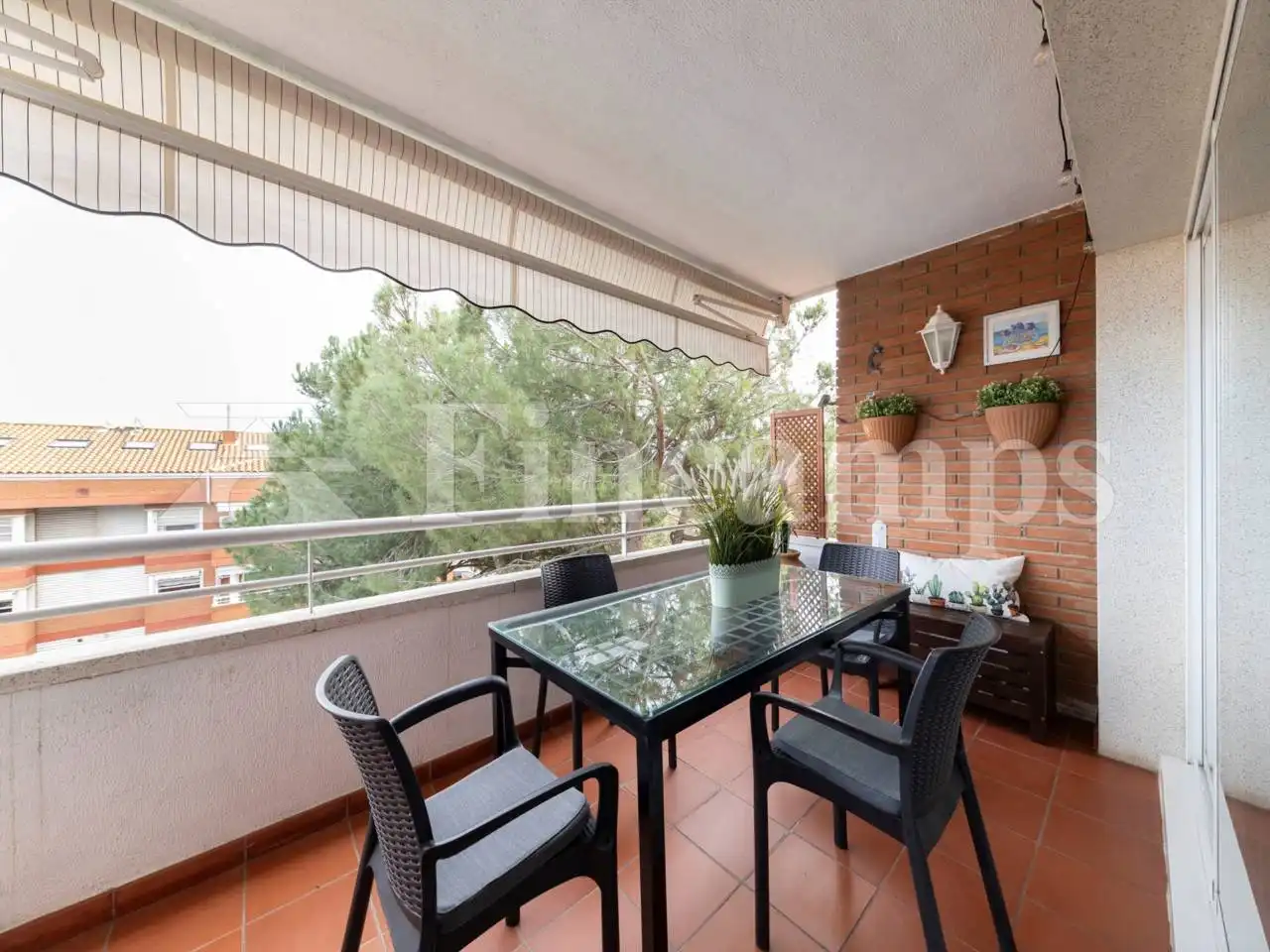 Terrace of Flat for sale in Sant Quirze del Vallès  with Air Conditioner, Heating and Parquet flooring