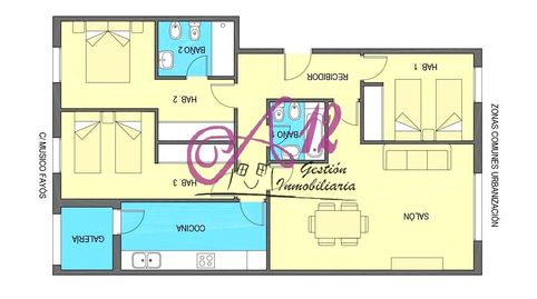 Foto 2 de Pis de lloguer a Carrer de Salvador Rodríguez Bronchú, 1, Nou Benicalap, Valencia Capital