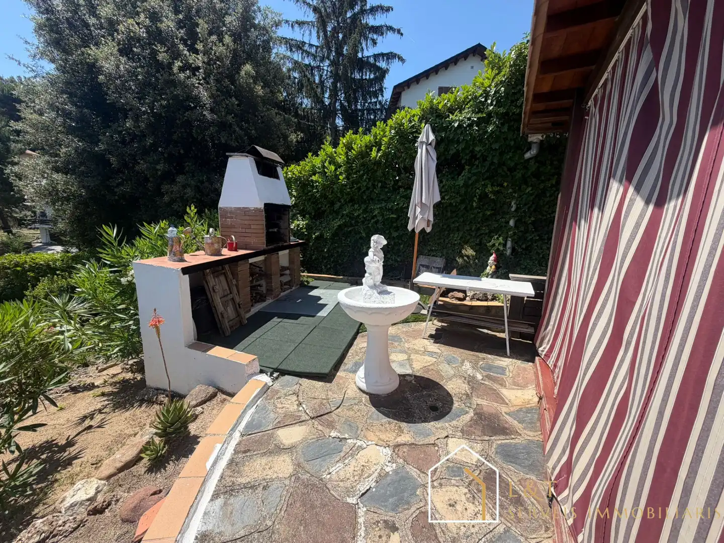 Terraza de Casa o chalet en venta en Vallgorguina con Calefacción, Jardín privado y Parquet
