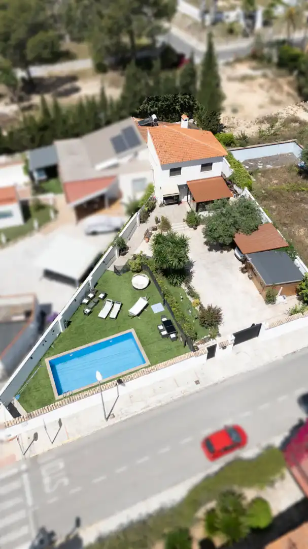 Jardín de Casa adosada en venta en L'Eliana con Aire acondicionado y Jardín privado