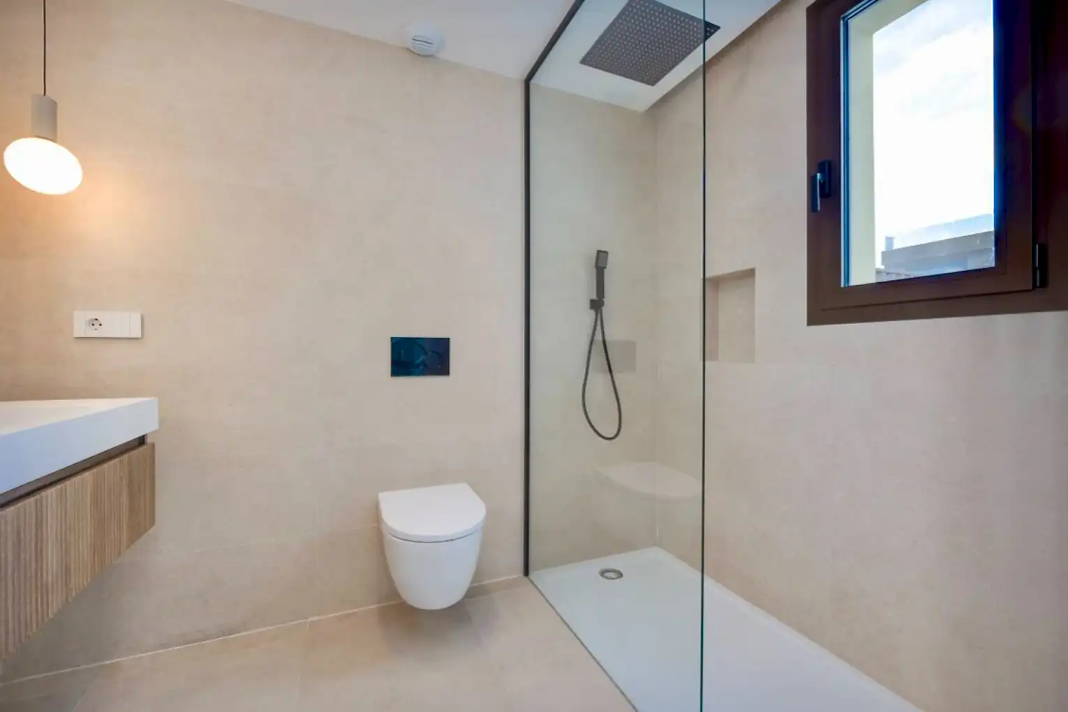 Baño de Casa o chalet en venta en Mutxamel con Aire acondicionado, Jardín privado y Terraza