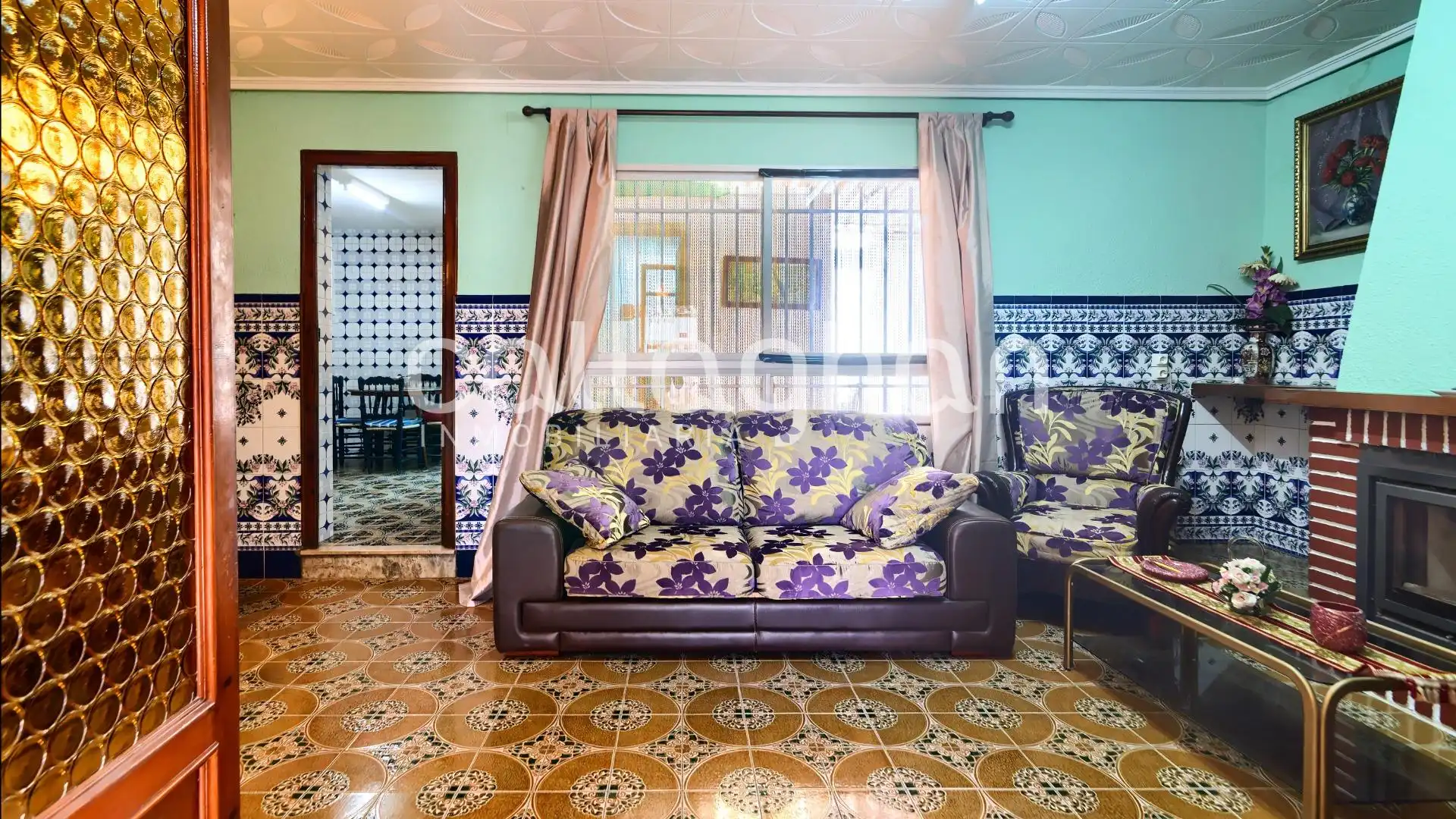 Sala d'estar de Casa adosada en venda en Algímia de Alfara