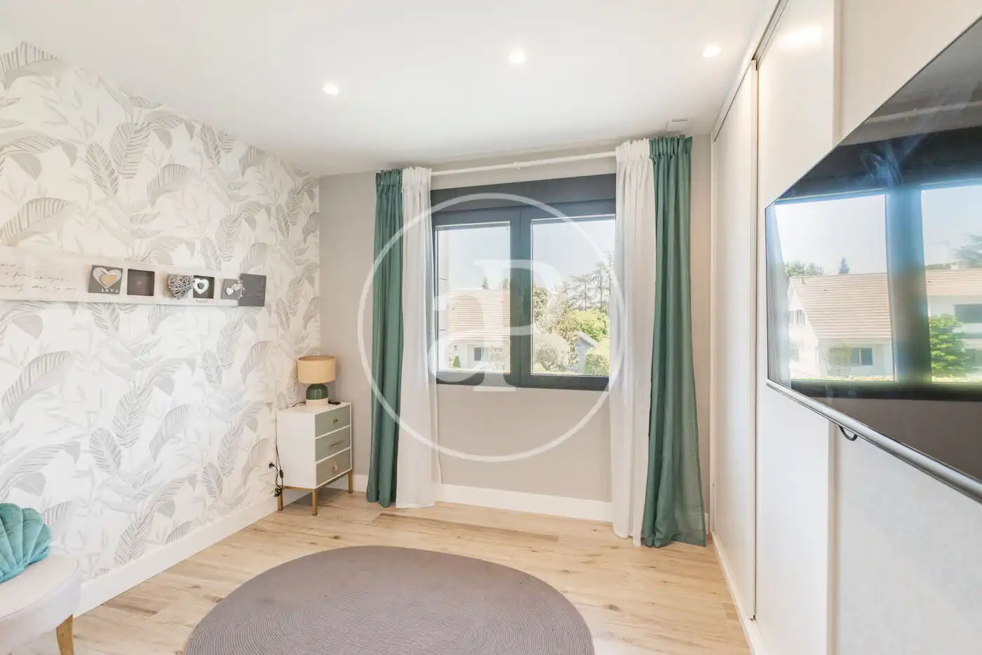 Schlafzimmer von Haus oder Chalet zum Verkauf in Pozuelo de Alarcón mit Klimaanlage, Heizung und Privatgarten