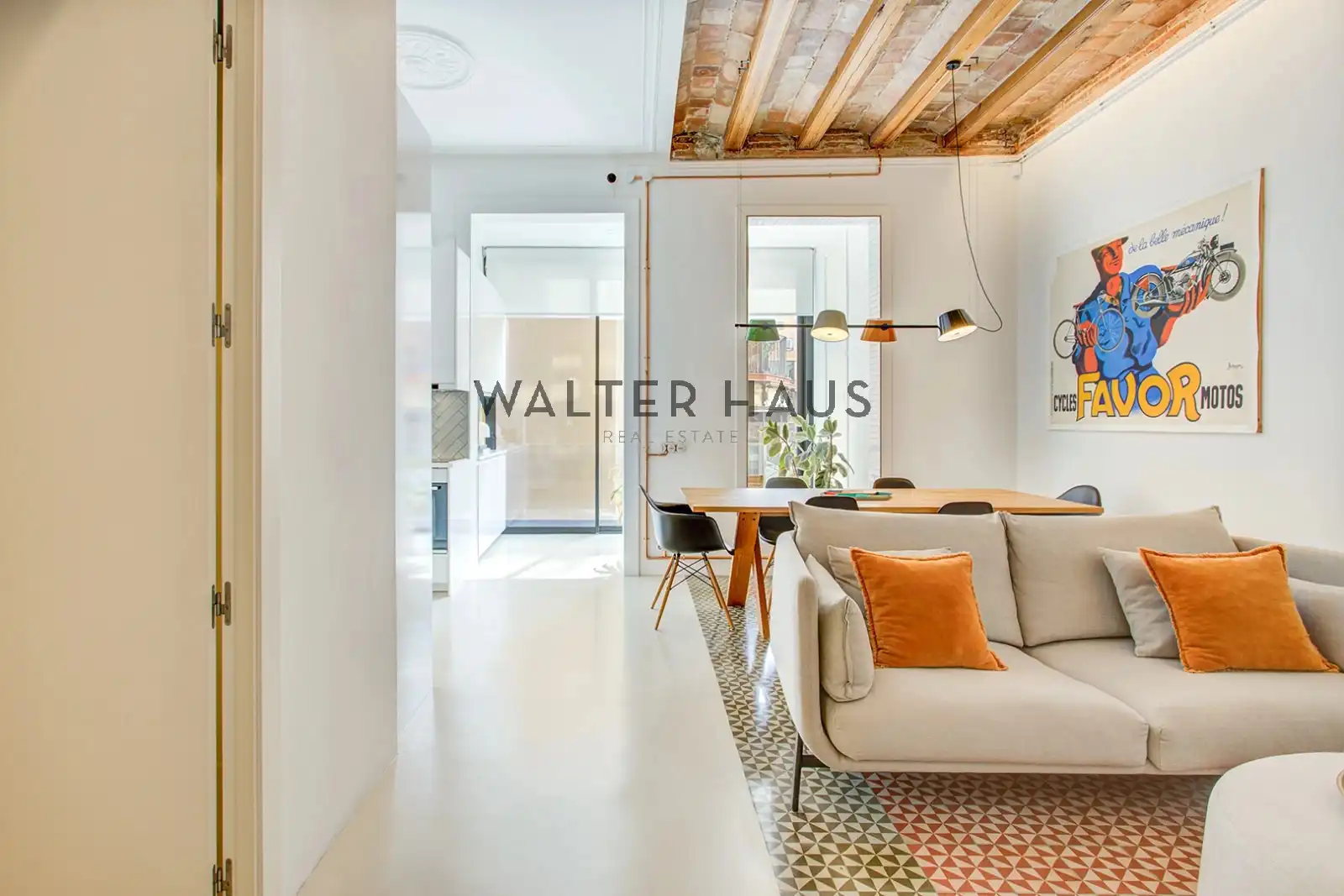 Sala de estar de Piso en venta en Barcelona con Aire acondicionado, Calefacción y Balcón