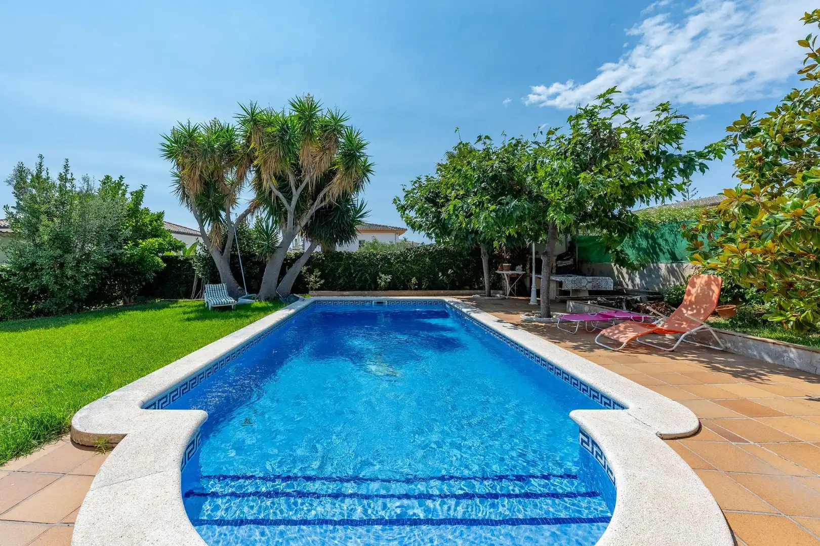 Swimming pool of Houses for sale in Calafell  with Private garden, Terrace and Storage room
