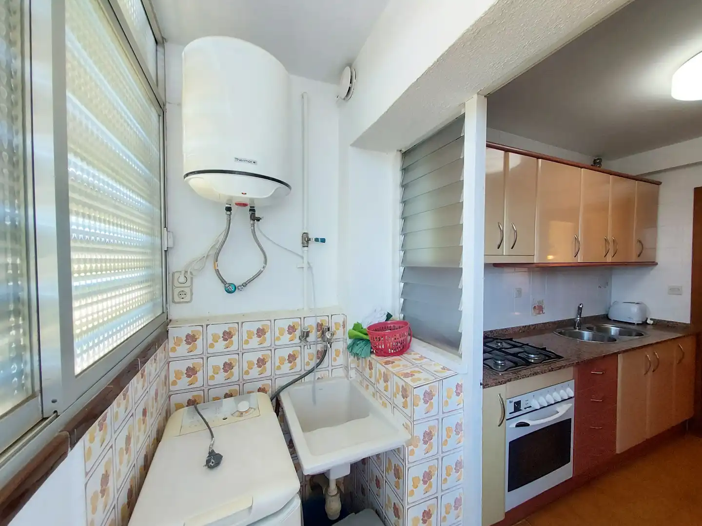 Cocina de Apartamento en venta en El Vendrell con Terraza, Amueblado y Horno