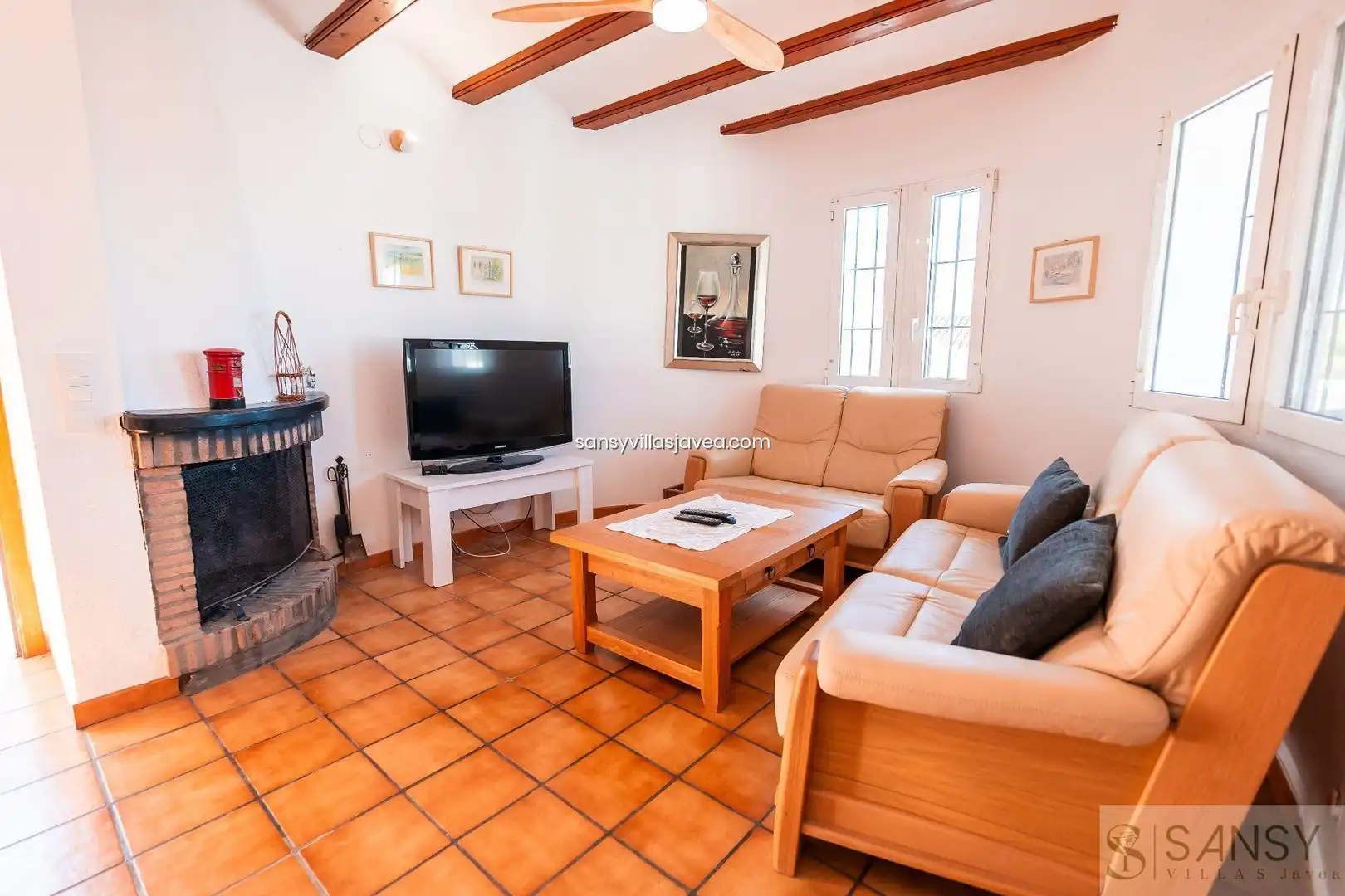 Living room of Houses for sale in Jávea / Xàbia  with Storage room