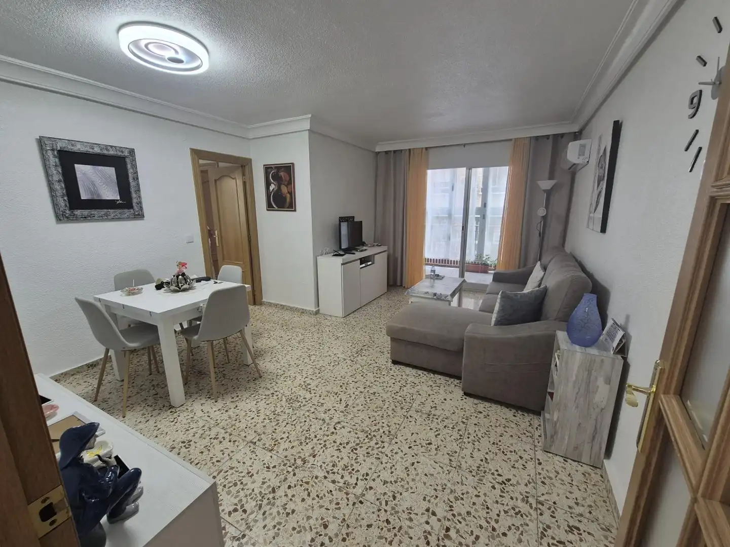 Living room of Flat for sale in Molina de Segura  with Air Conditioner, Heating and Balcony