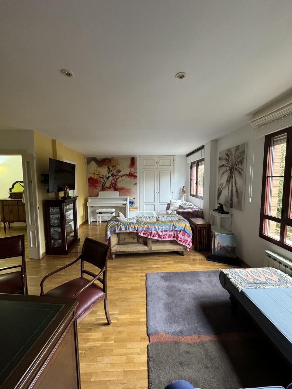 Living room of Flat for sale in Guadalajara Capital  with Air Conditioner, Heating and Parquet flooring