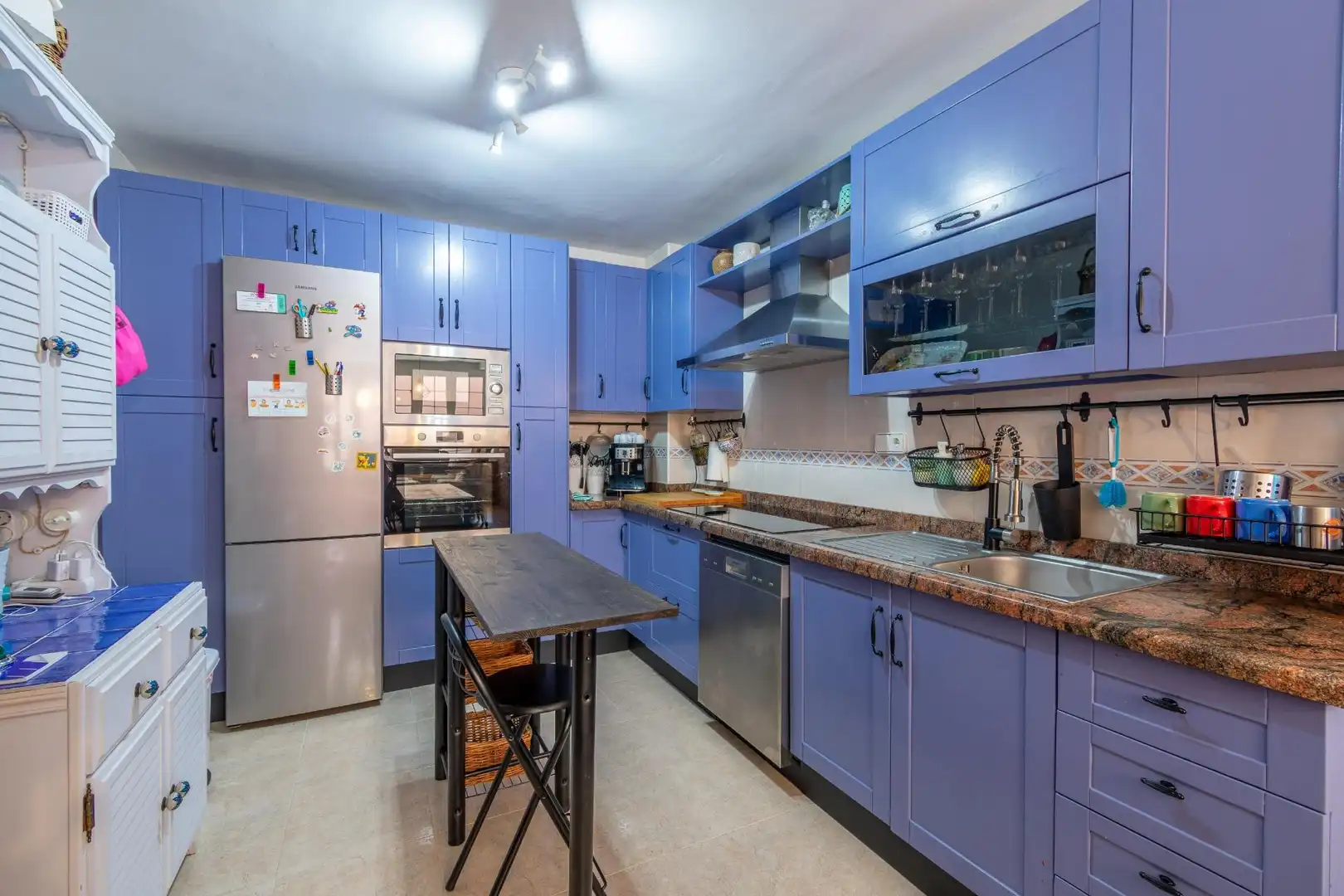 Cocina de Casa adosada en venta en Almería con Aire acondicionado, Calefacción y Terraza
