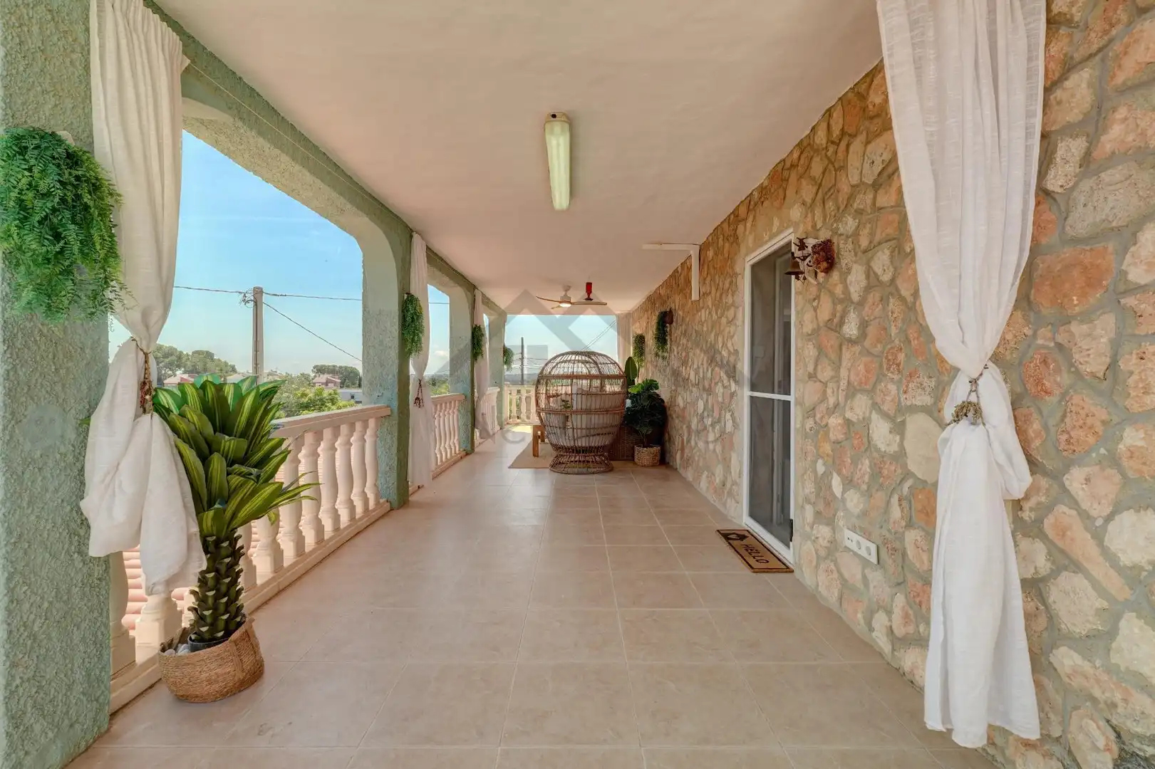 Terrace of Houses for sale in La Pobla de Vallbona  with Air Conditioner, Heating and Private garden