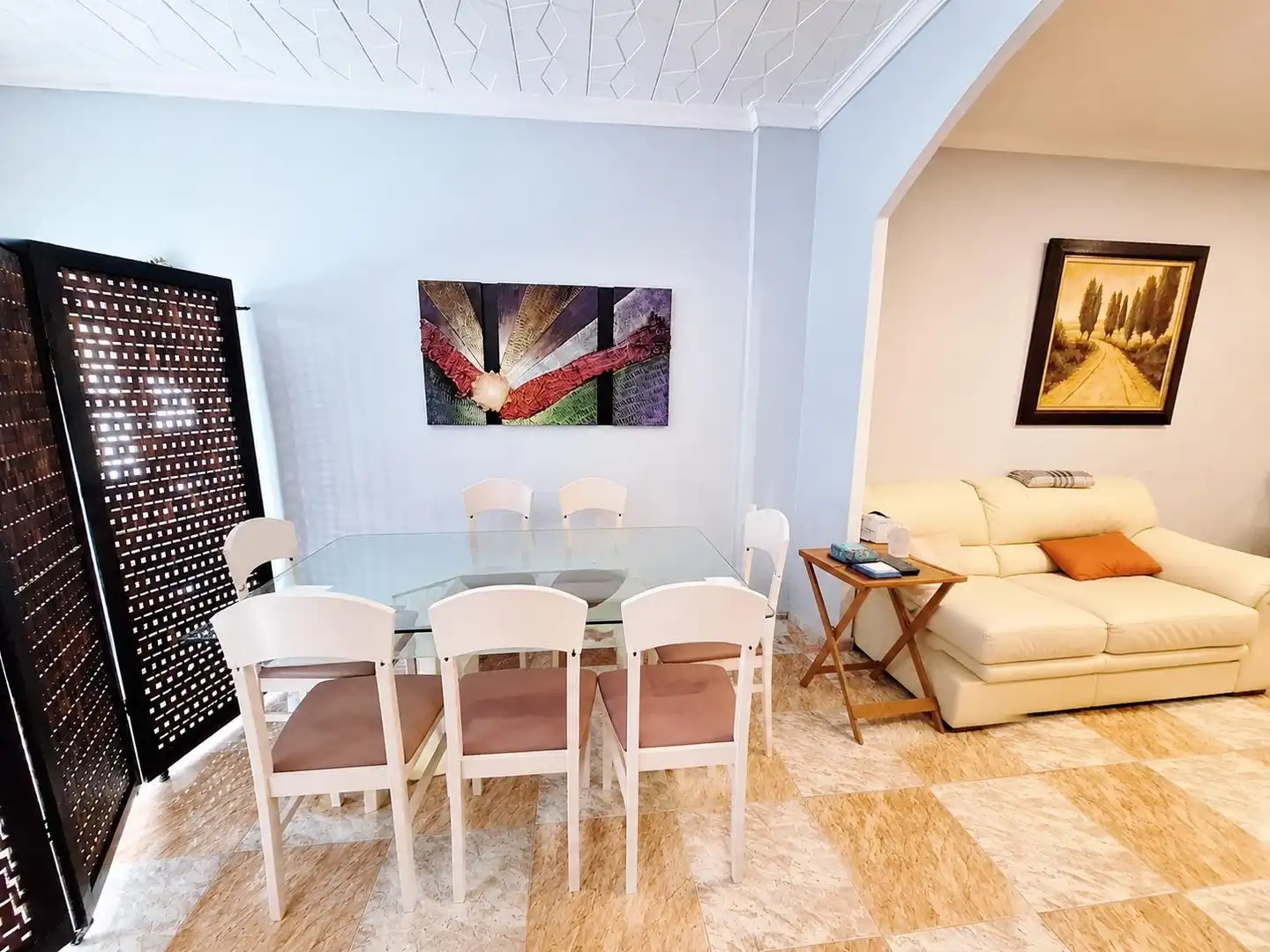 Dining room of Houses for sale in Carcaixent  with Air Conditioner