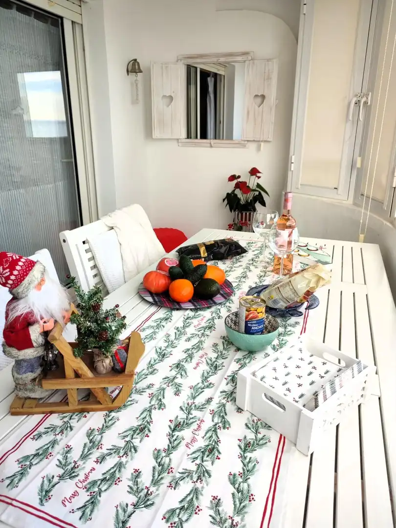 Dining room of Flat for rent in Elche / Elx  with Terrace, Furnished and Community pool