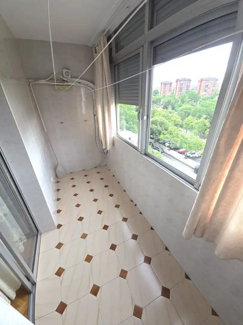 Balcony of Flat for rent in Cáceres  with Air Conditioner, Heating and Terrace