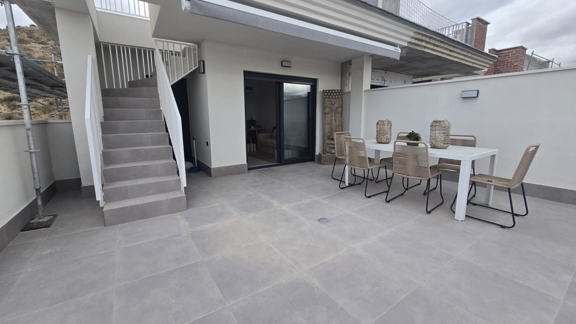 Terrasse von Wohnungen zum verkauf in Sant Joan d'Alacant mit Klimaanlage, Terrasse und Gemeinschaftspool