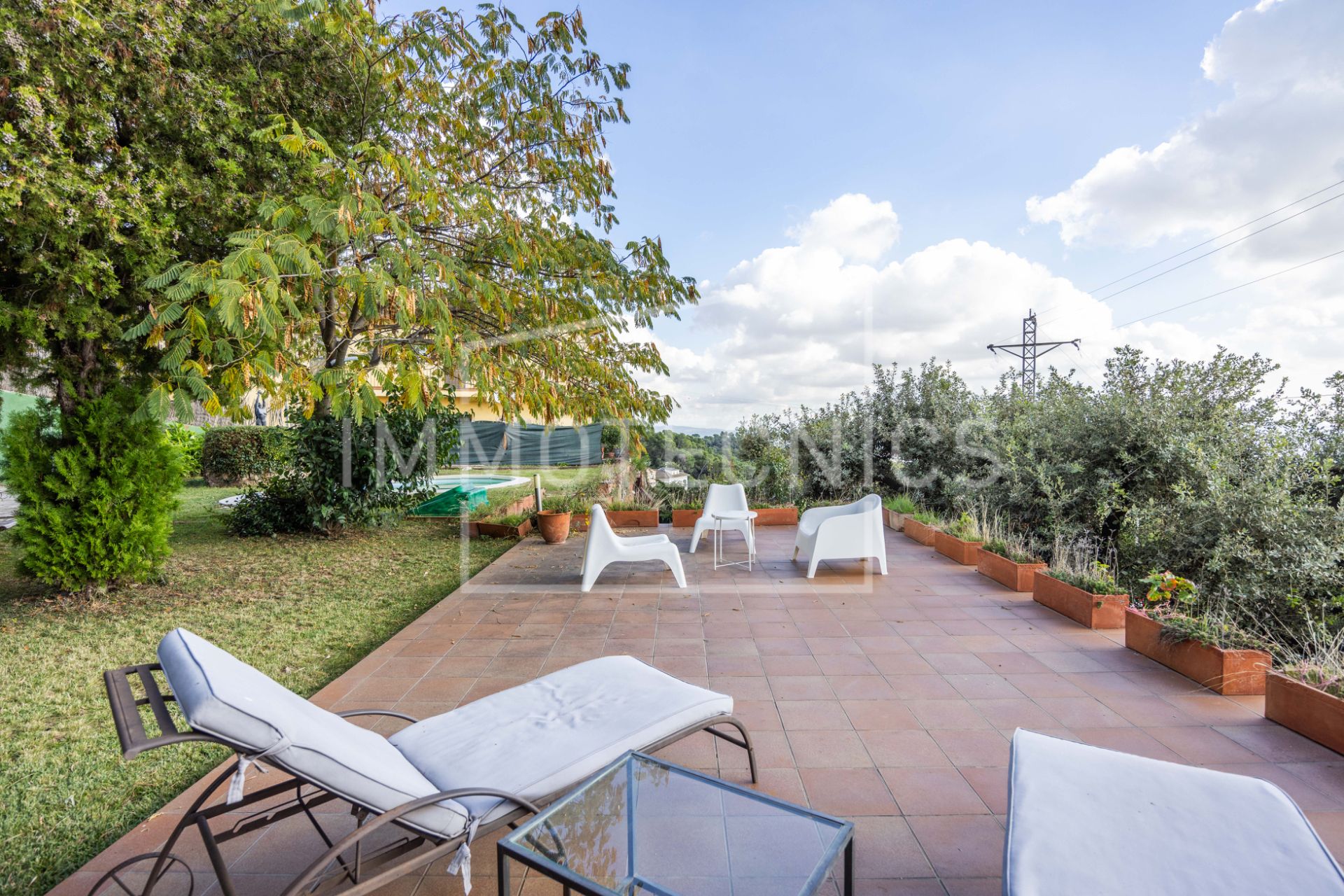 Terrassa de Casa o xalet en venda en L'Ametlla del Vallès amb Calefacció, Parquet i Terrassa