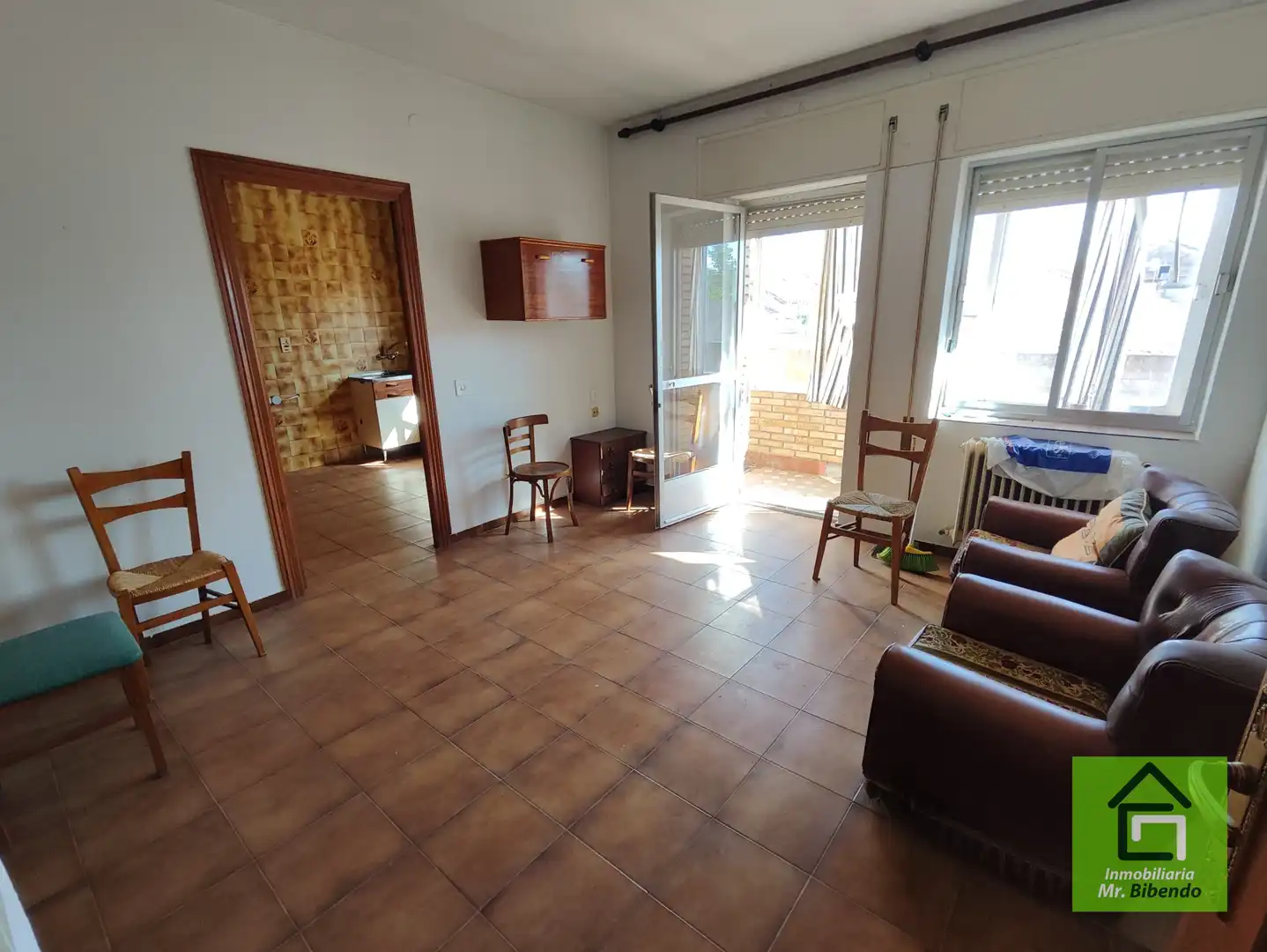 Sala d'estar de Pis en venda en Coreses amb Calefacció, Jardí privat i Parquet