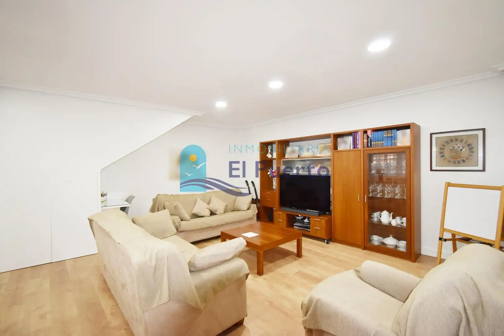 Sala de estar de Piso en venta en Mazarrón con Aire acondicionado, Calefacción y Terraza