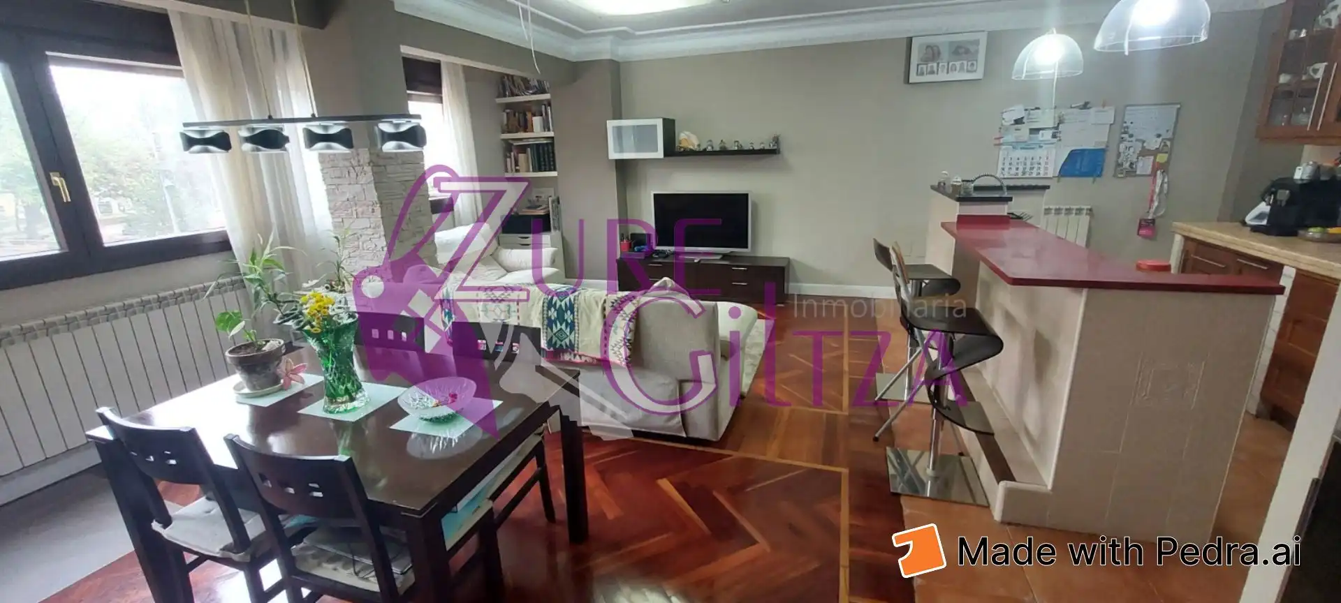 Sala de estar de Piso en venta en Durango con Calefacción, Trastero y Amueblado