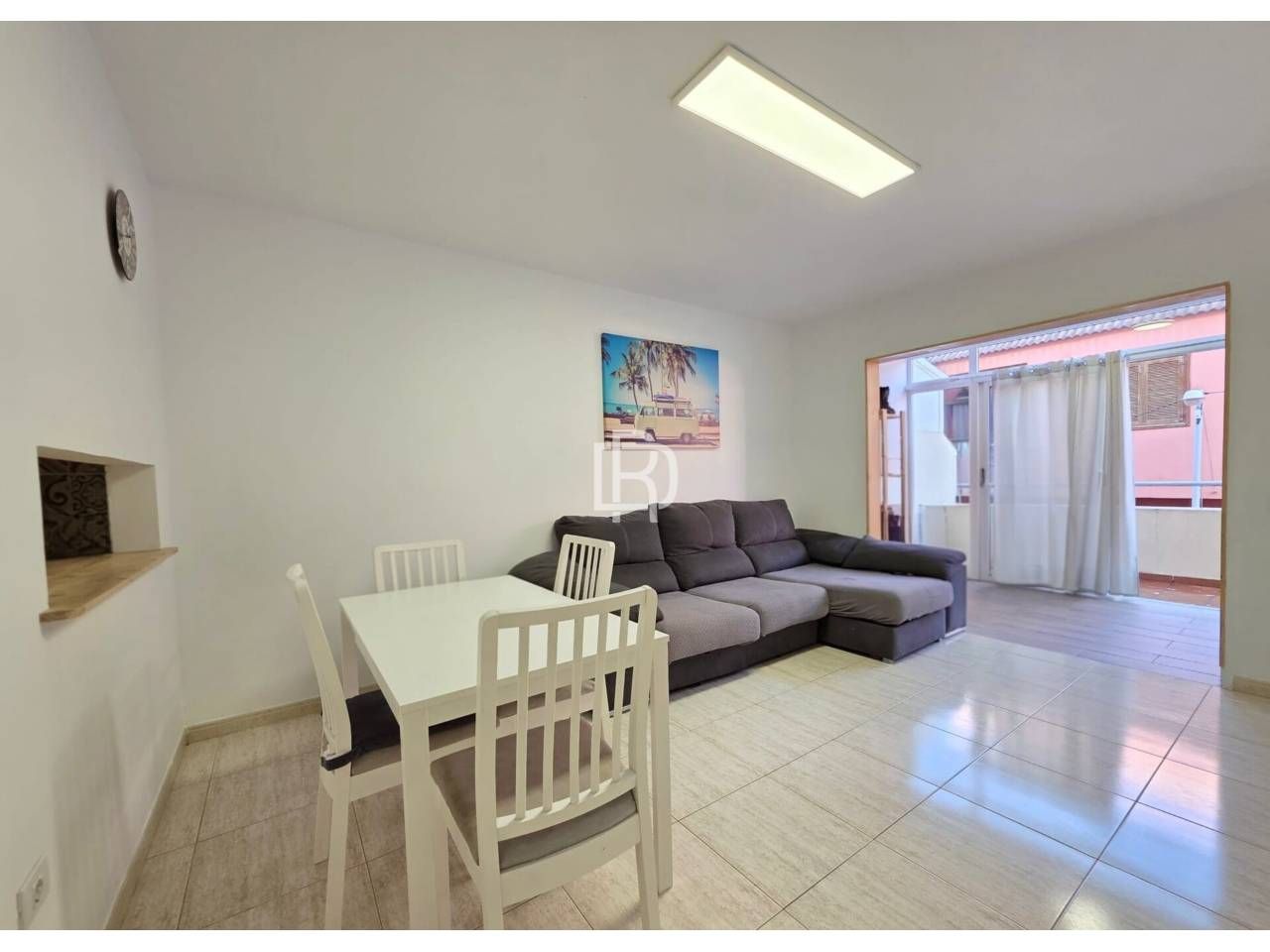 Sala de estar de Piso en venta en La Victoria de Acentejo con Amueblado y Balcón