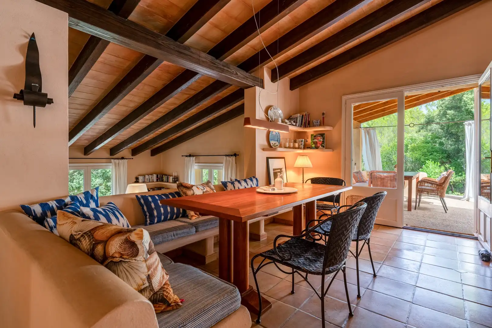 Esszimmer von Country house zum Verkauf in Artà mit Klimaanlage, Heizung und Terrasse