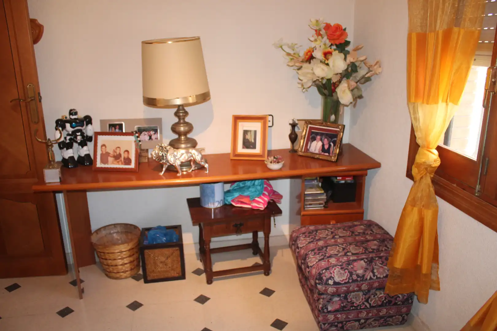 Wohnzimmer von Haus oder Chalet zum Verkauf in Sax mit Privatgarten, Schwimmbad und Möbliert